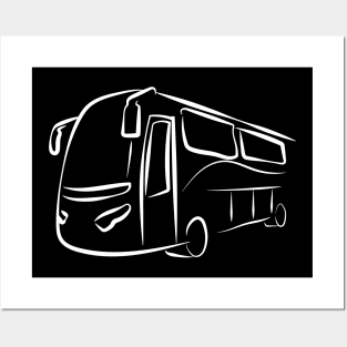 Bus bus driver school bus autobus Posters and Art